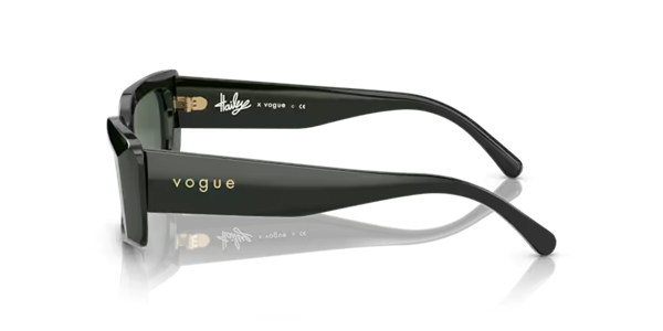 Vogue 5440-S 300071 Yeşil Köşeli Kadın Kemik Güneş Gözlüğü