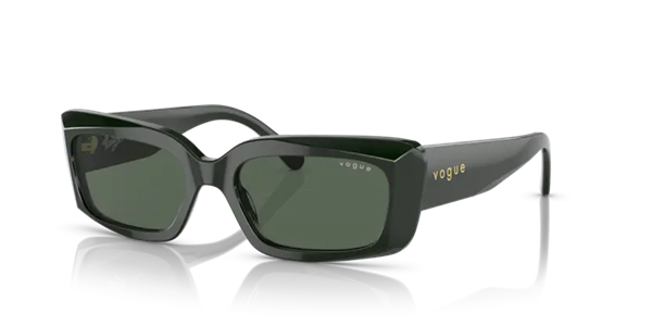 Vogue 5440-S 300071 Yeşil Köşeli Kadın Kemik Güneş Gözlüğü