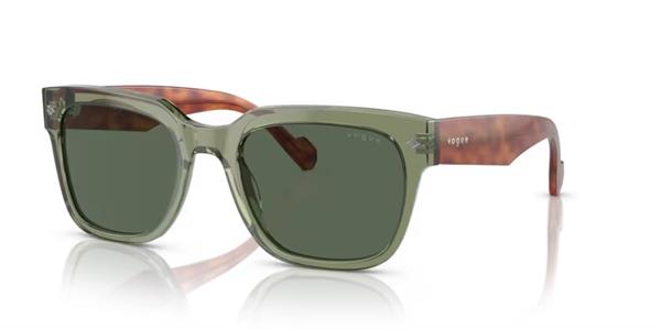 Vogue 5490-s 282171 Unisex Şeffaf Yeşil Kemik Güneş Gözlüğü