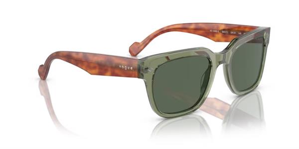 Vogue 5490-s 282171 Unisex Şeffaf Yeşil Kemik Güneş Gözlüğü