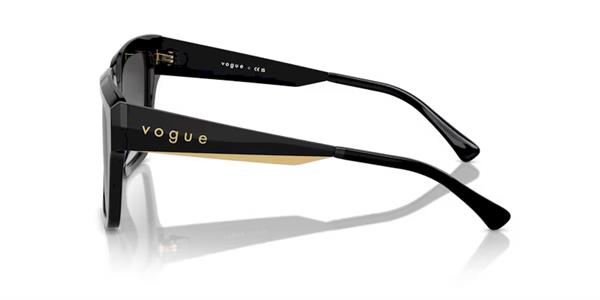 Vogue 5553-S W44/8G Siyah Kemik Kadın Güneş Gözlüğü