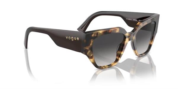 Vogue VO5409S 26058G Kahverengi Havana Köşeli Kadın Kemik Güneş Gözlüğü