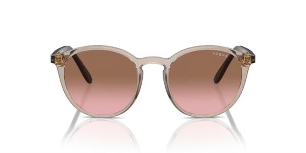 Vogue VO5544-SI 299014 Şeffaf Kahve Yuvarlak Kemik Kadın Güneş Gözlüğü