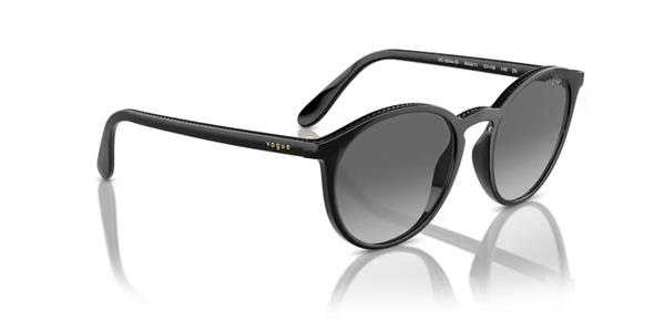 Vogue VO5544-SI W44/11 Siyah Yuvarlak Kemik Kadın Güneş Gözlüğü
