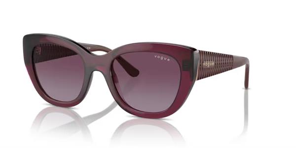 Vogue VO5567-S 29898H Bordo Kemik Kadın Güneş Gözlüğü