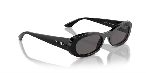 Vogue VO5582-S W44/87 Oval Siyah Kemik Kadın Güneş Gözlüğü