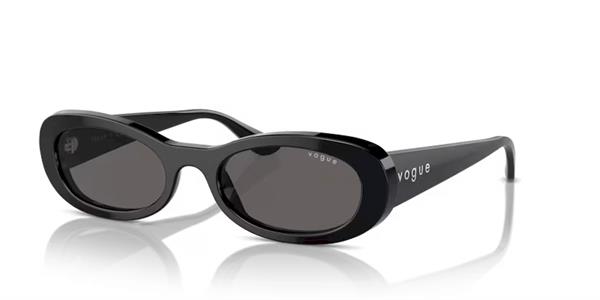 Vogue VO5582-S W44/87 Oval Siyah Kemik Kadın Güneş Gözlüğü