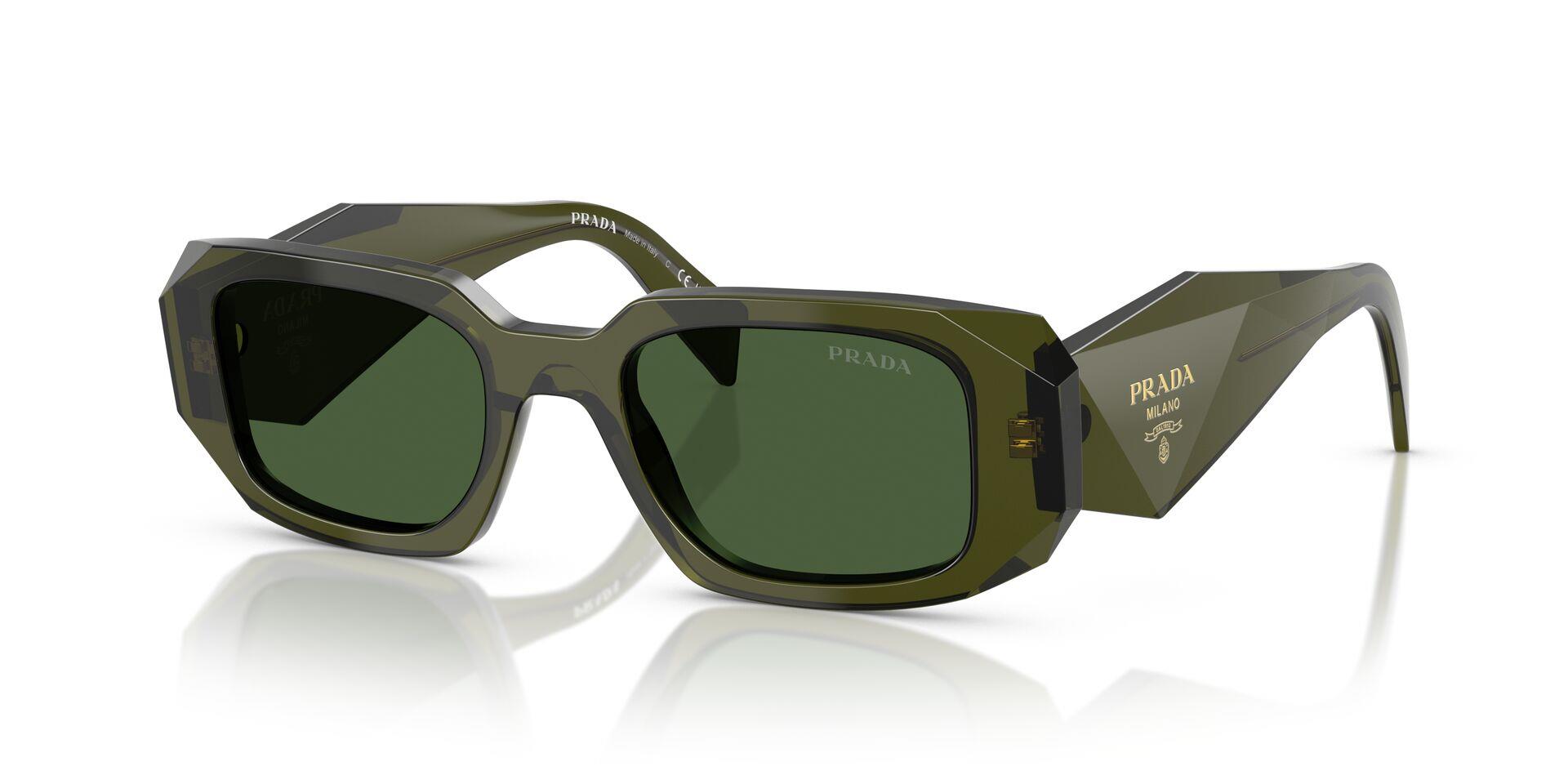 Prada 17W 19Z1I0 49 Kadın Yeşil Kemik Güneş Gözlüğü