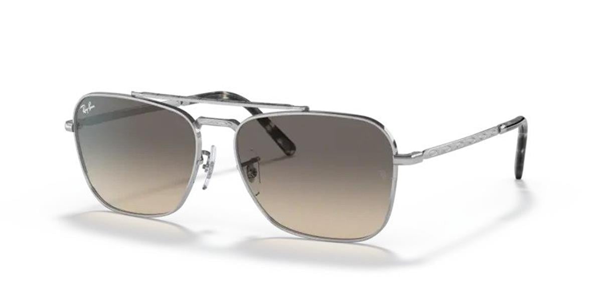 Ray-Ban 3636 New Caravan 003/32 Unisex Gri Metal Güneş Gözlüğü