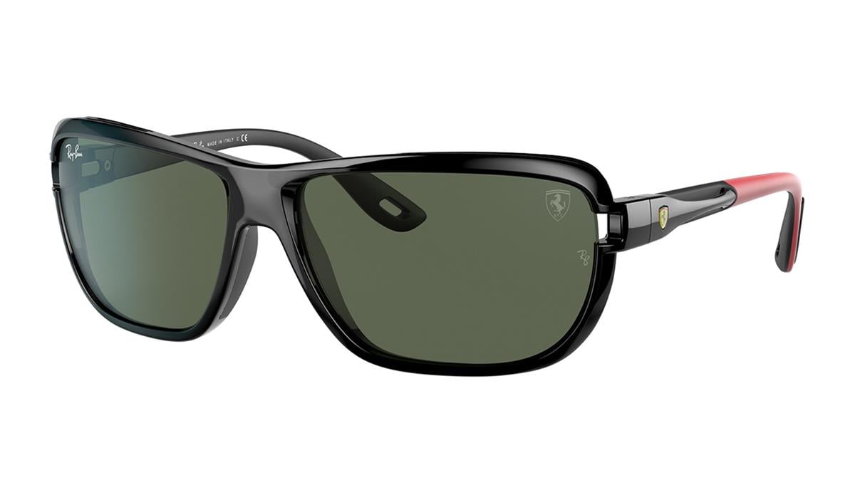 Ray-Ban Ferrari 4365-M F601/71 Erkek Siyah Kemik Güneş Gözlüğü