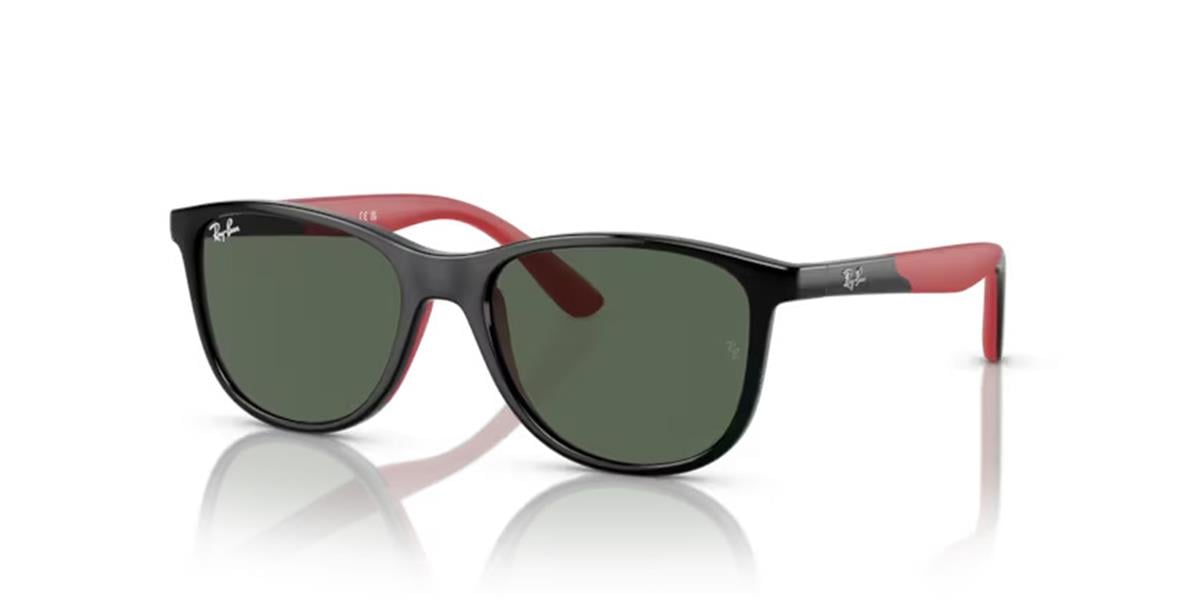 Ray-ban Junior 9077s 7131/71 siyah unisex kemik çocuk güneş gözlüğü