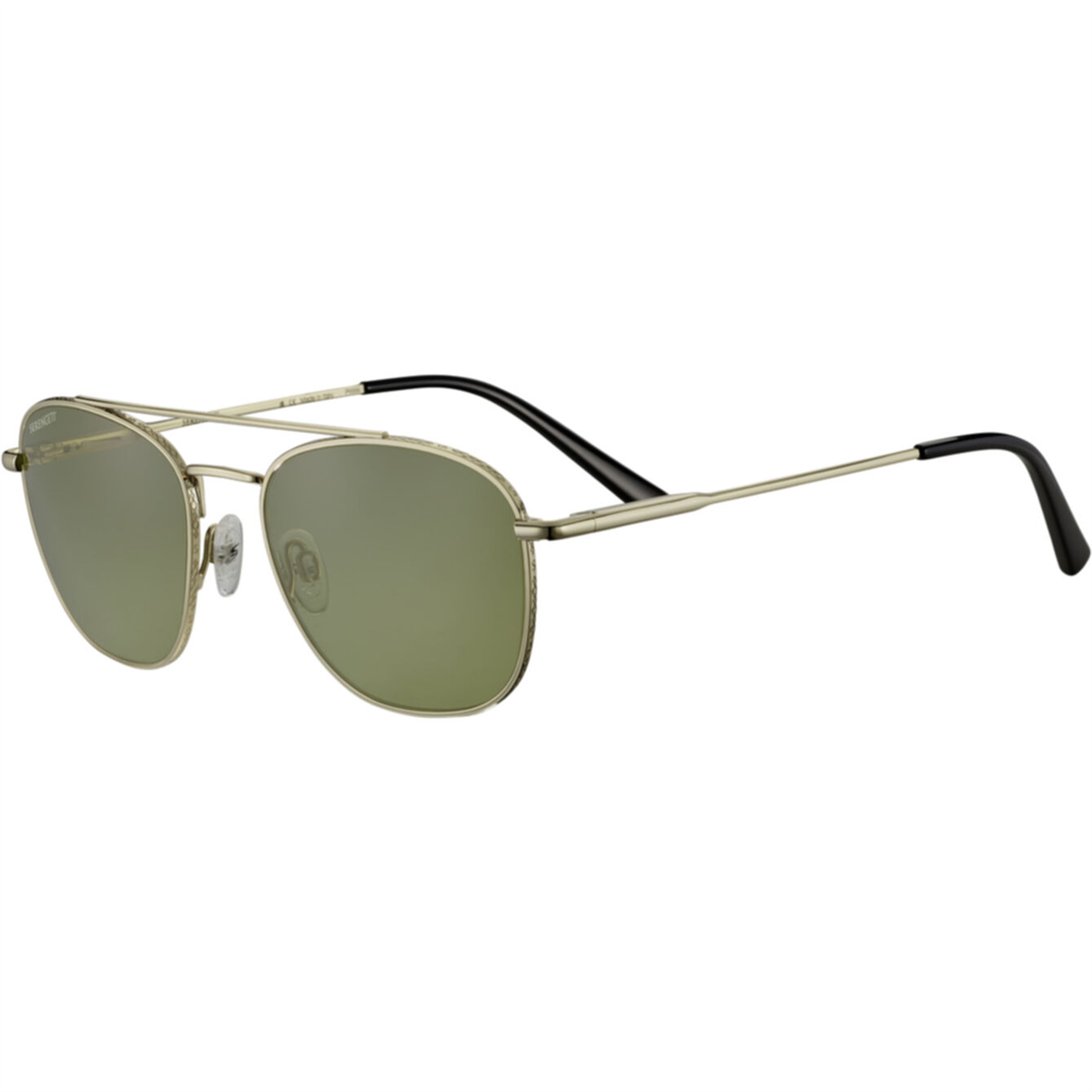 Serengetı Carroll SS542001 Unisex Gold Metal Güneş Gözlüğü