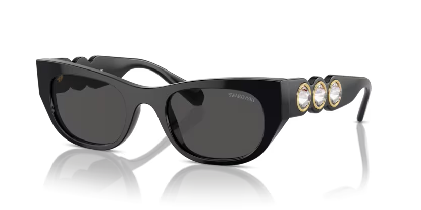Swarovski SK 6022 100187 Siyah Kemik Kadın Güneş Gözlüğü