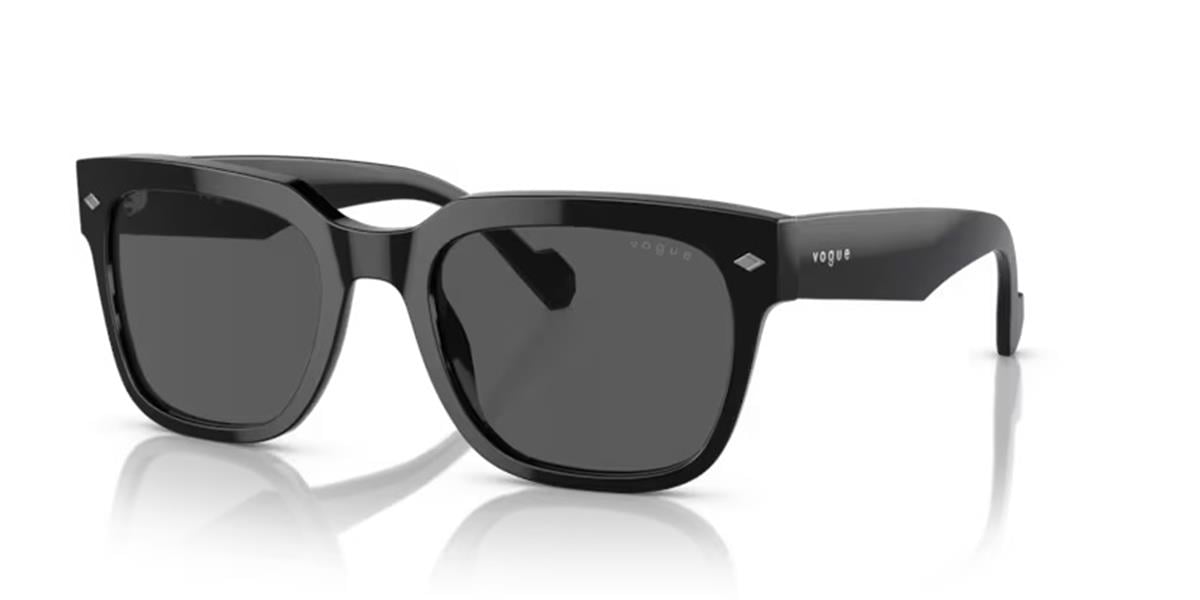 Vogue 5490-S W44/87 Unisex Siyah Kemik Günel GÖzlüğü