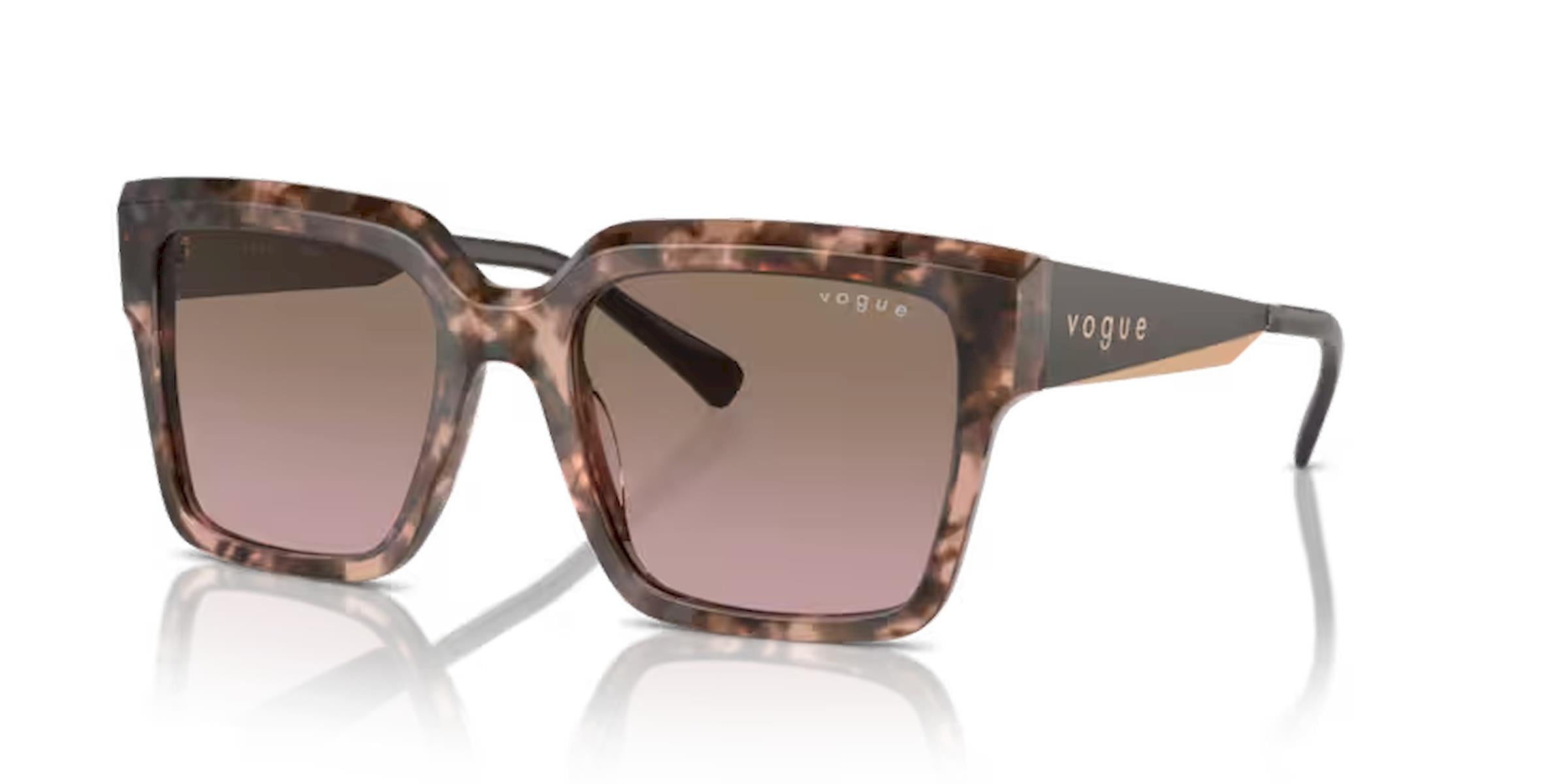 Vogue VO 5553-S 314514 Pembe Havana Kemik Kadın Güneş Gözlüğü
