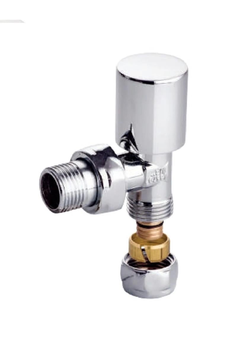 KAS 1/2'' KÖŞE 16X2 PEX-B BAĞ.HAVLUPAN RADYATÖR VANASI KV3