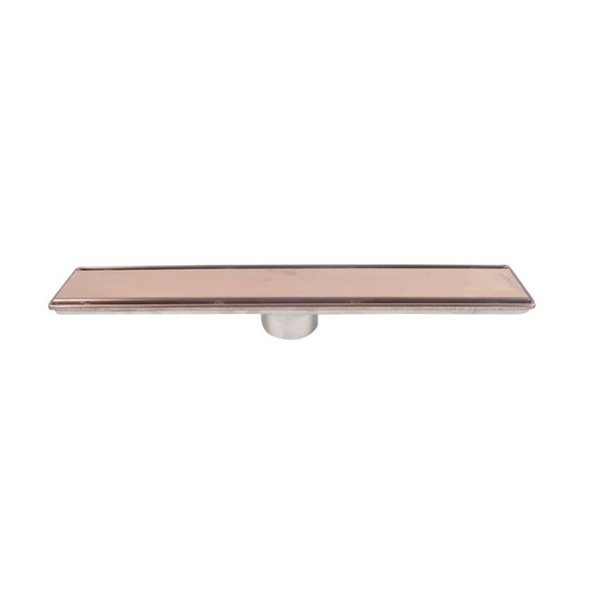 SUKAR LİNE 6 BRONZ PLAİN IZGARA ÇELİK KASA DUŞ KANALI 40 CM