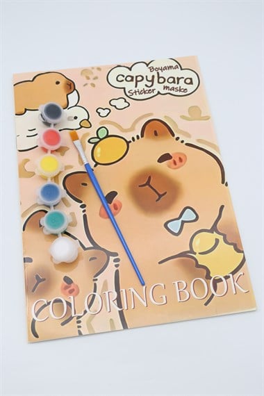 CAPY BARA STİCKER BOYAMA KİTABI
