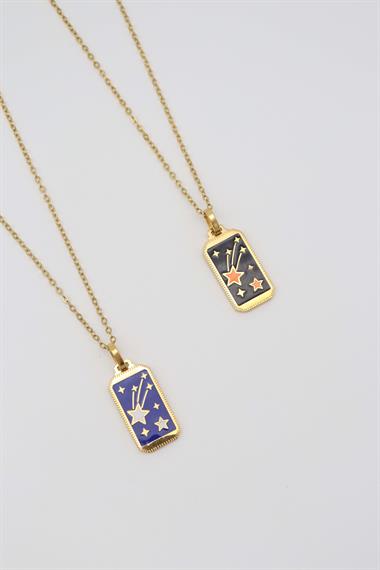 ÇELİK TAROT KOLYE (45CM)