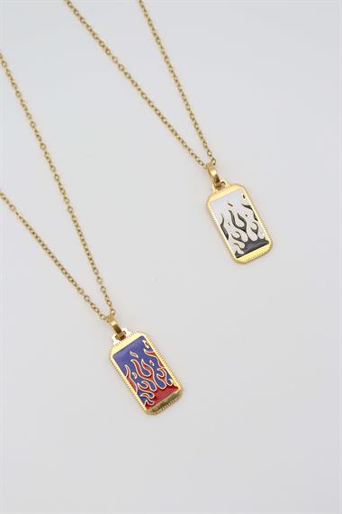 ÇELİK TAROT KOLYE (45CM)