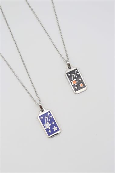 ÇELİK TAROT KOLYE (45CM)