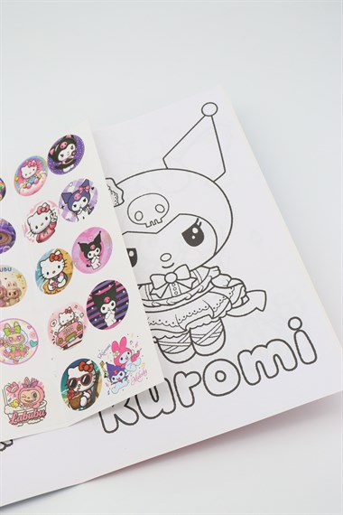 KUROMİ STİCKER BOYAMA KİTABI 