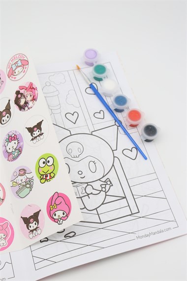 KUROMİ STİCKER BOYAMA KİTABI 