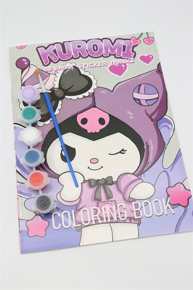 KUROMİ STİCKER BOYAMA KİTABI 