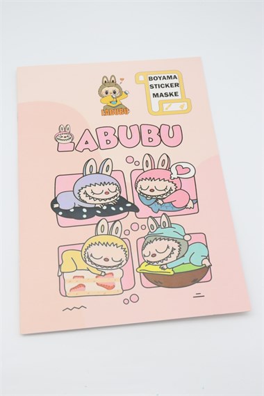 LABUBU STİCKER BOYAMA KİTABI