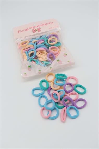 PAKET LASTİK TOKA RENKLİ