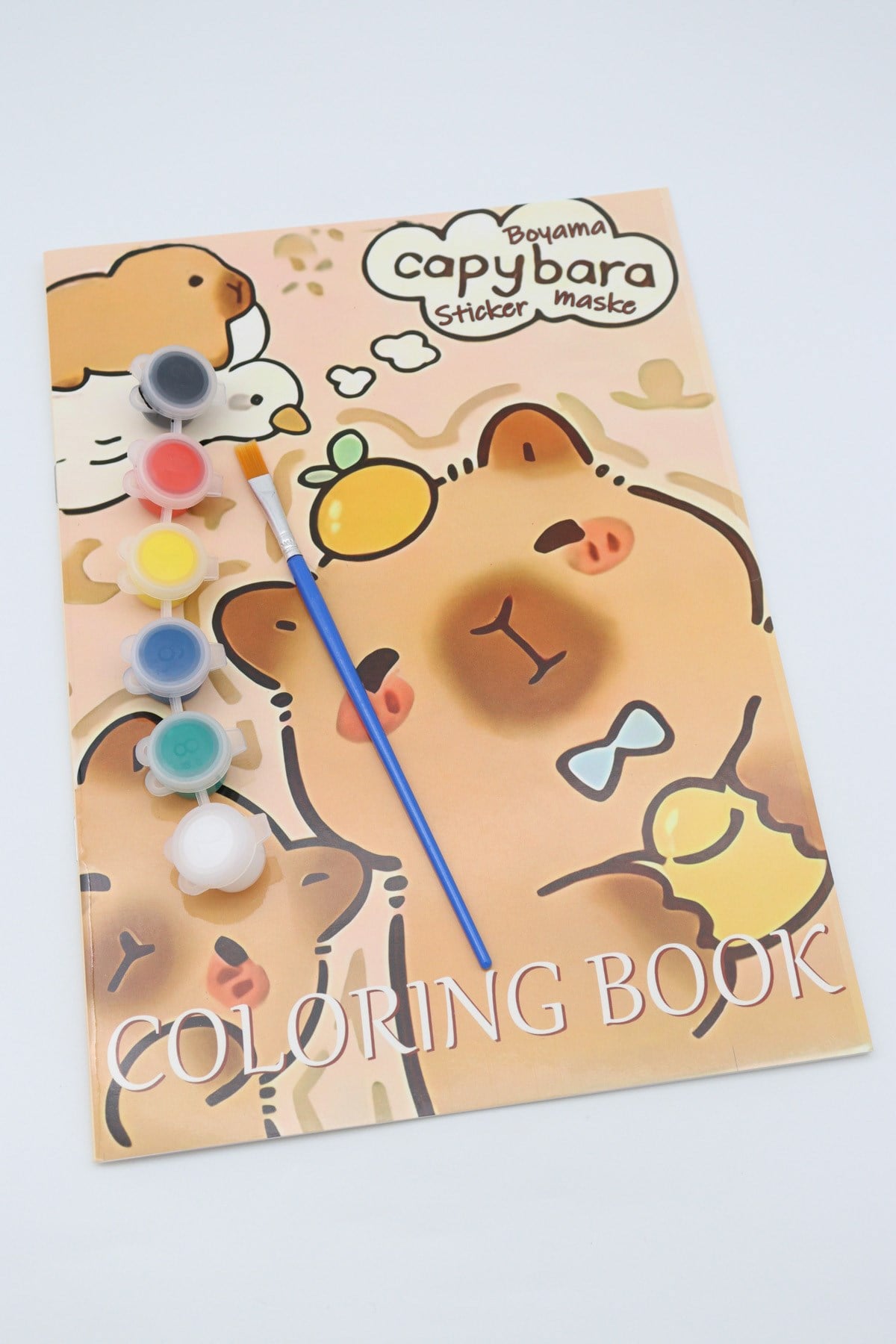 CAPY BARA STİCKER BOYAMA KİTABI