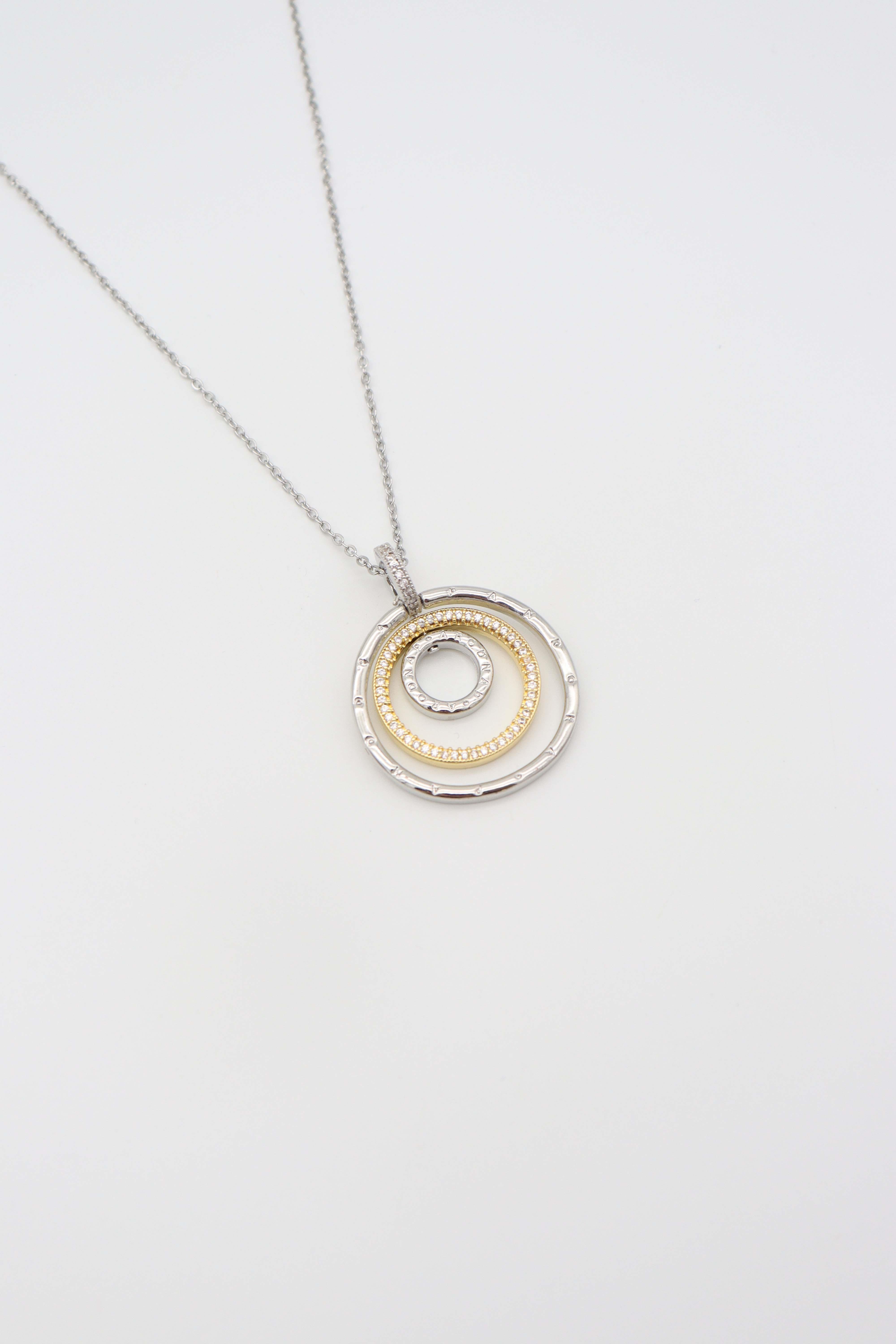 ÇELİK ÇİFT RENK KOLYE (45+5CM)