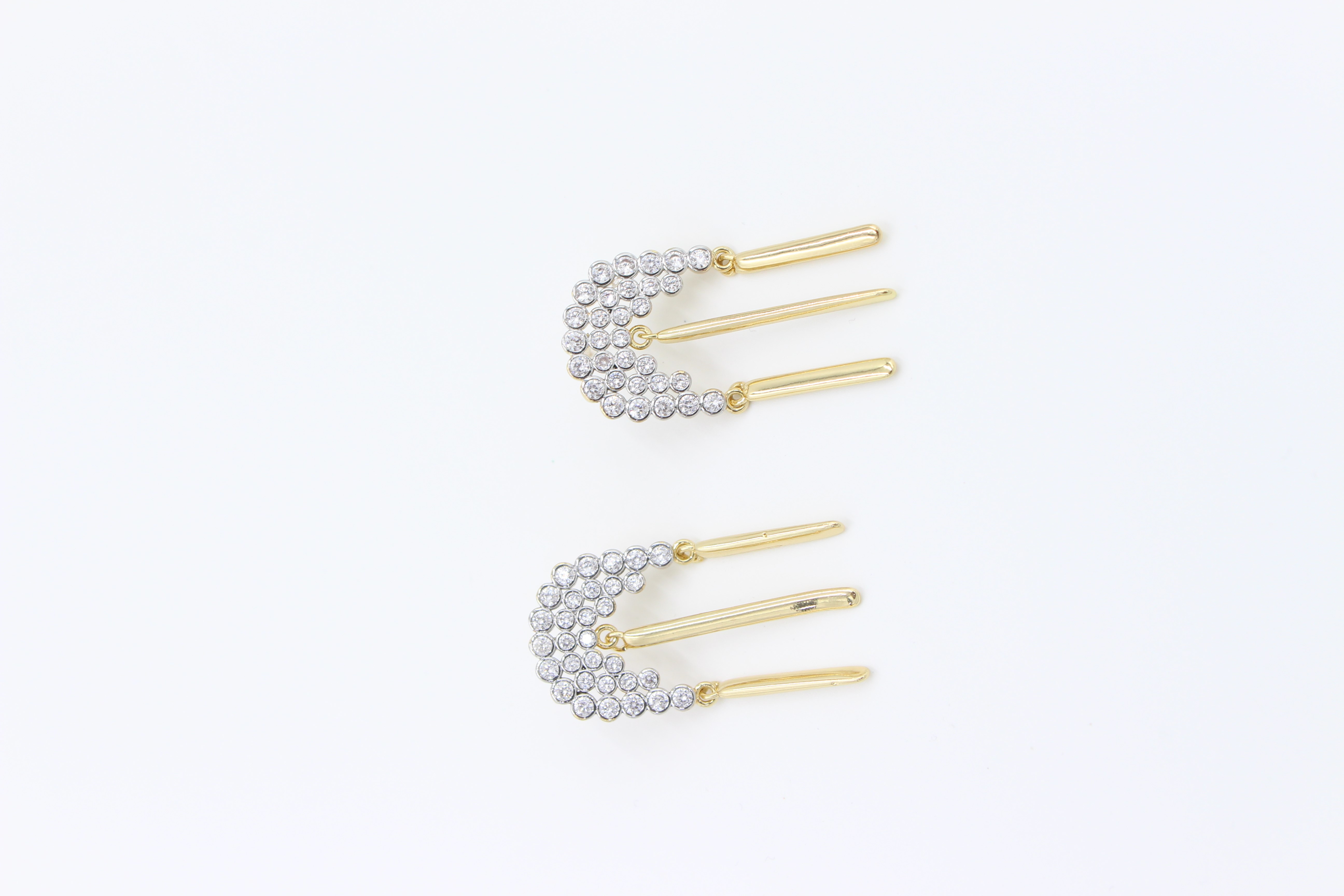 Çelik Küpe 14 - K ( 4cm )