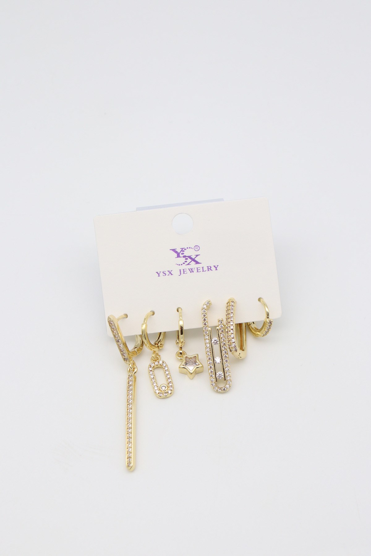 Çelik Set Küpe 14 K-17171