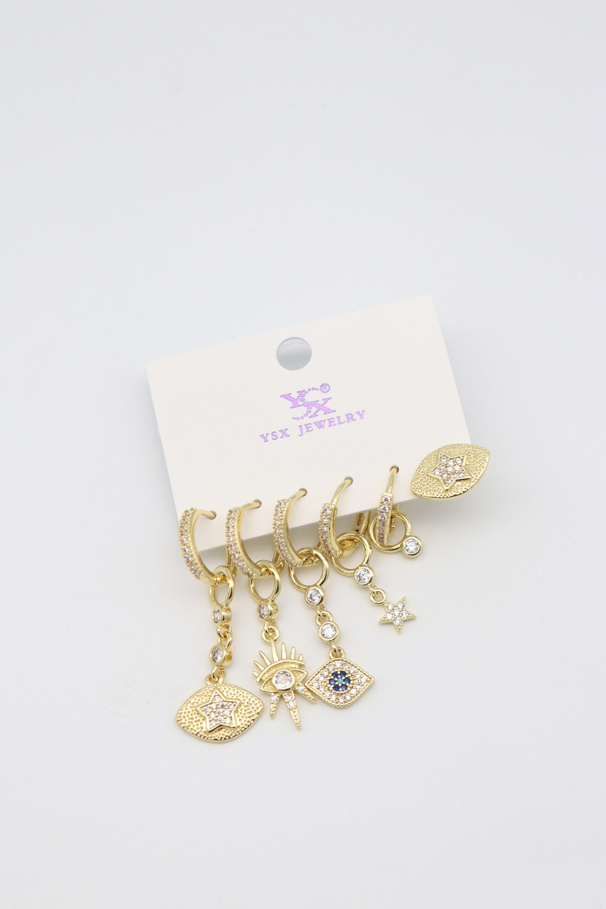 Çelik Set Küpe 14 K-17172