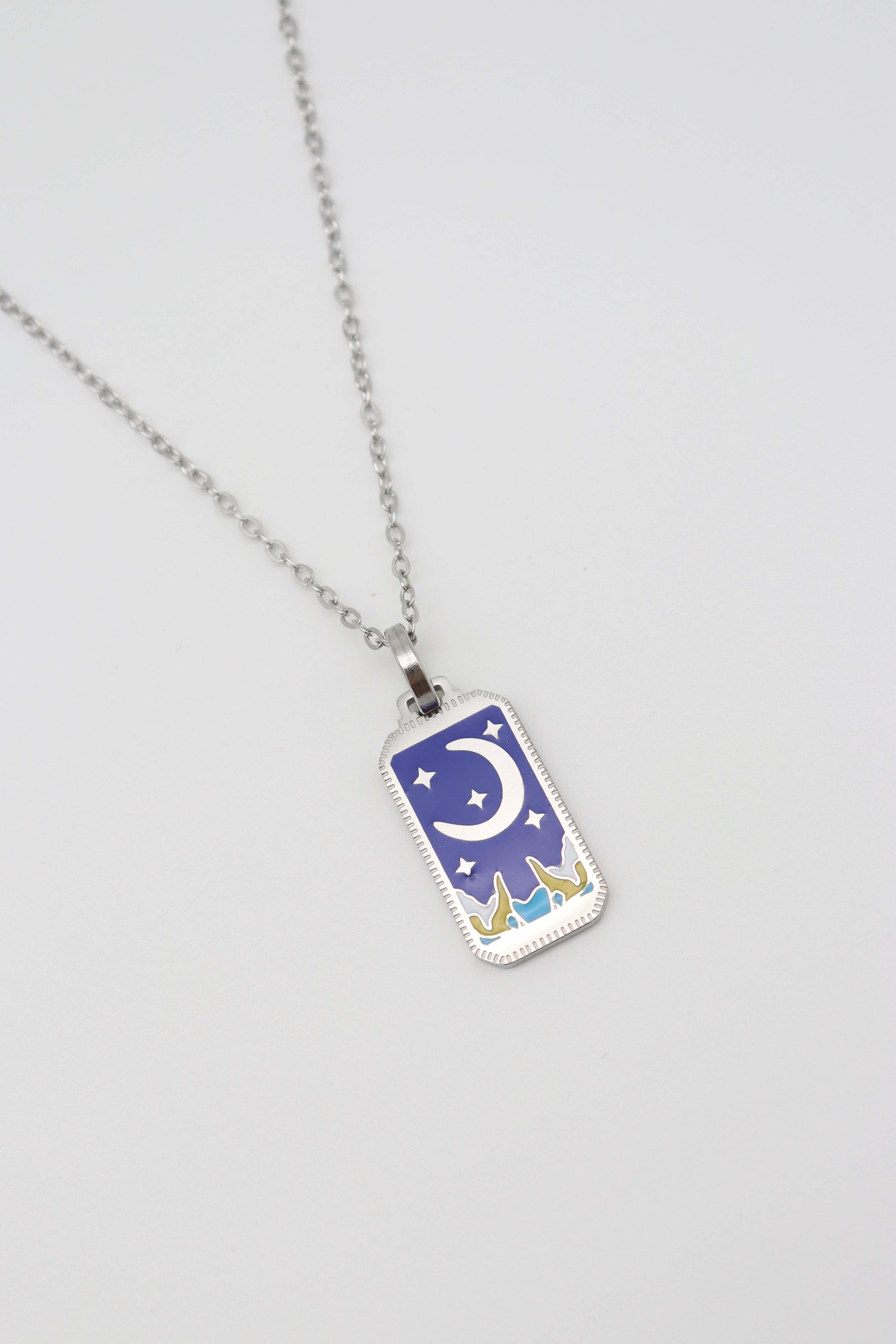 ÇELİK TAROT KOLYE (45CM)