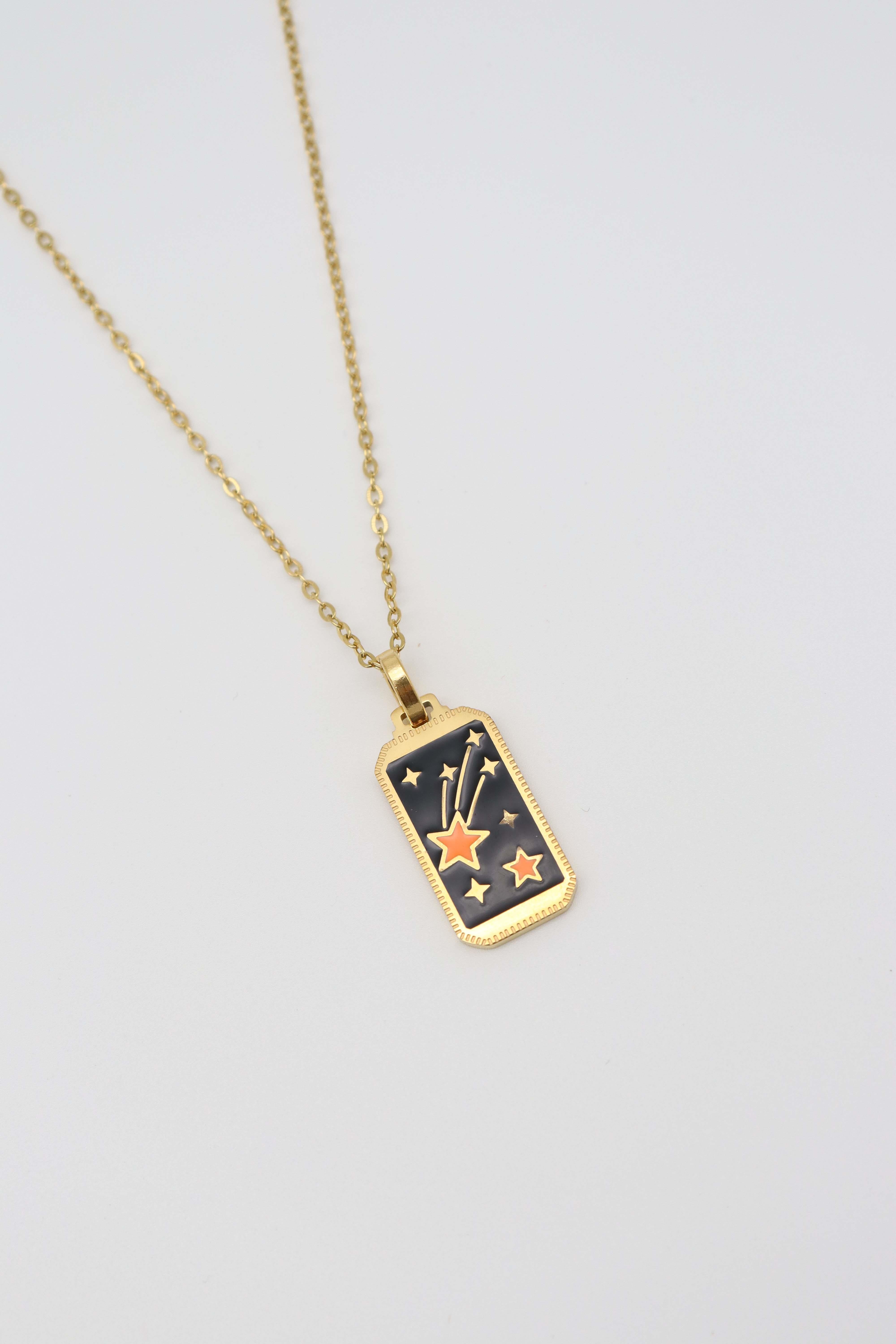 ÇELİK TAROT KOLYE (45CM)