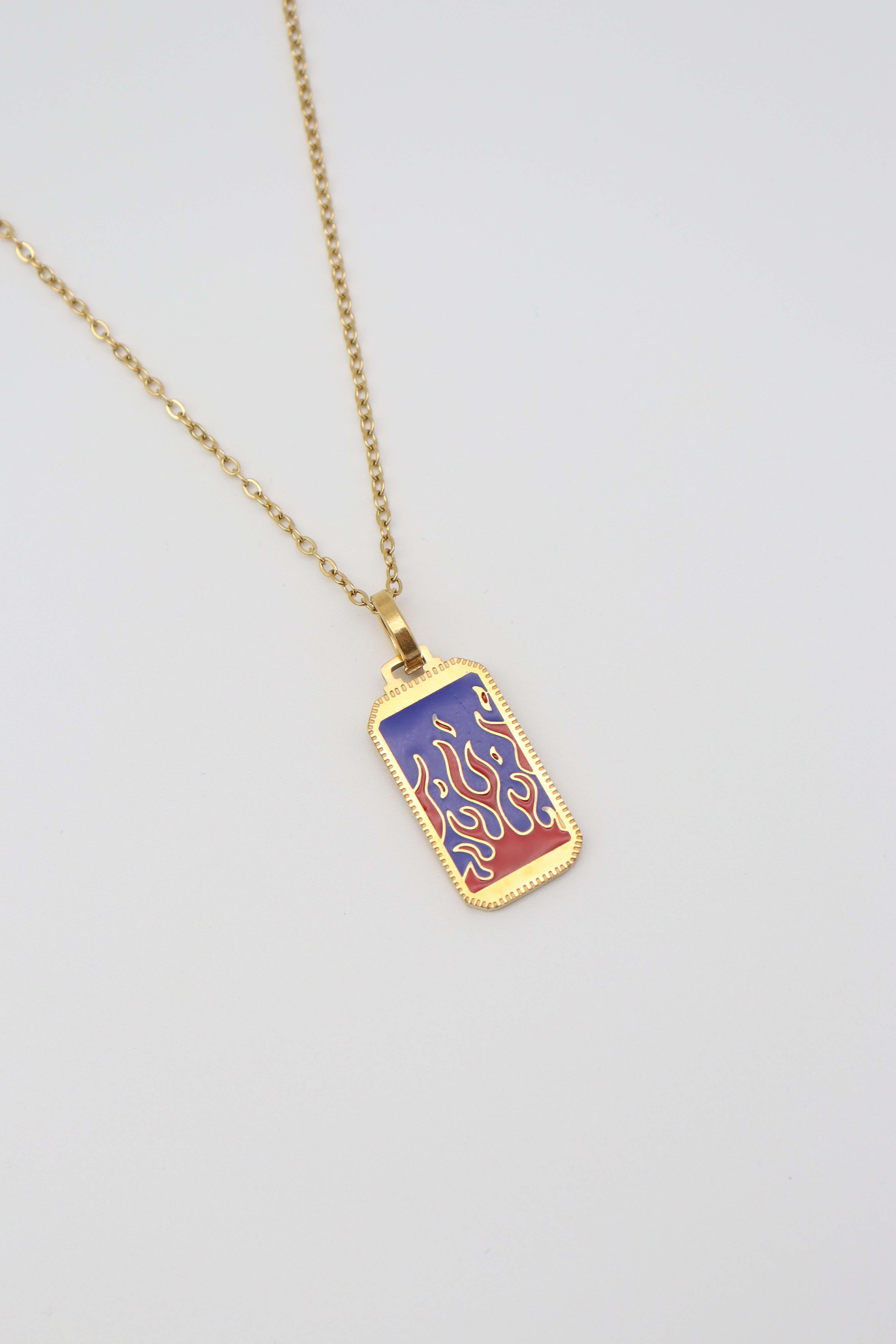 ÇELİK TAROT KOLYE (45CM)