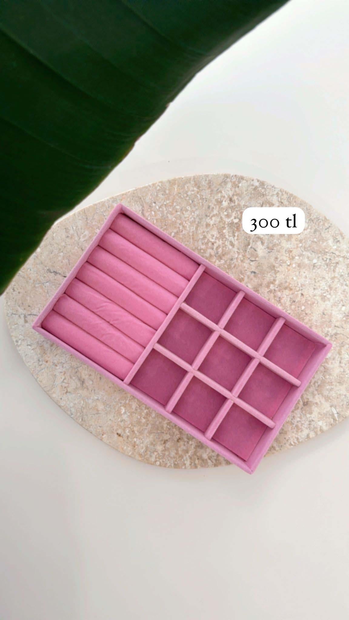 KÜÇÜK BOY TAKI TABLASI PEMBE RENK