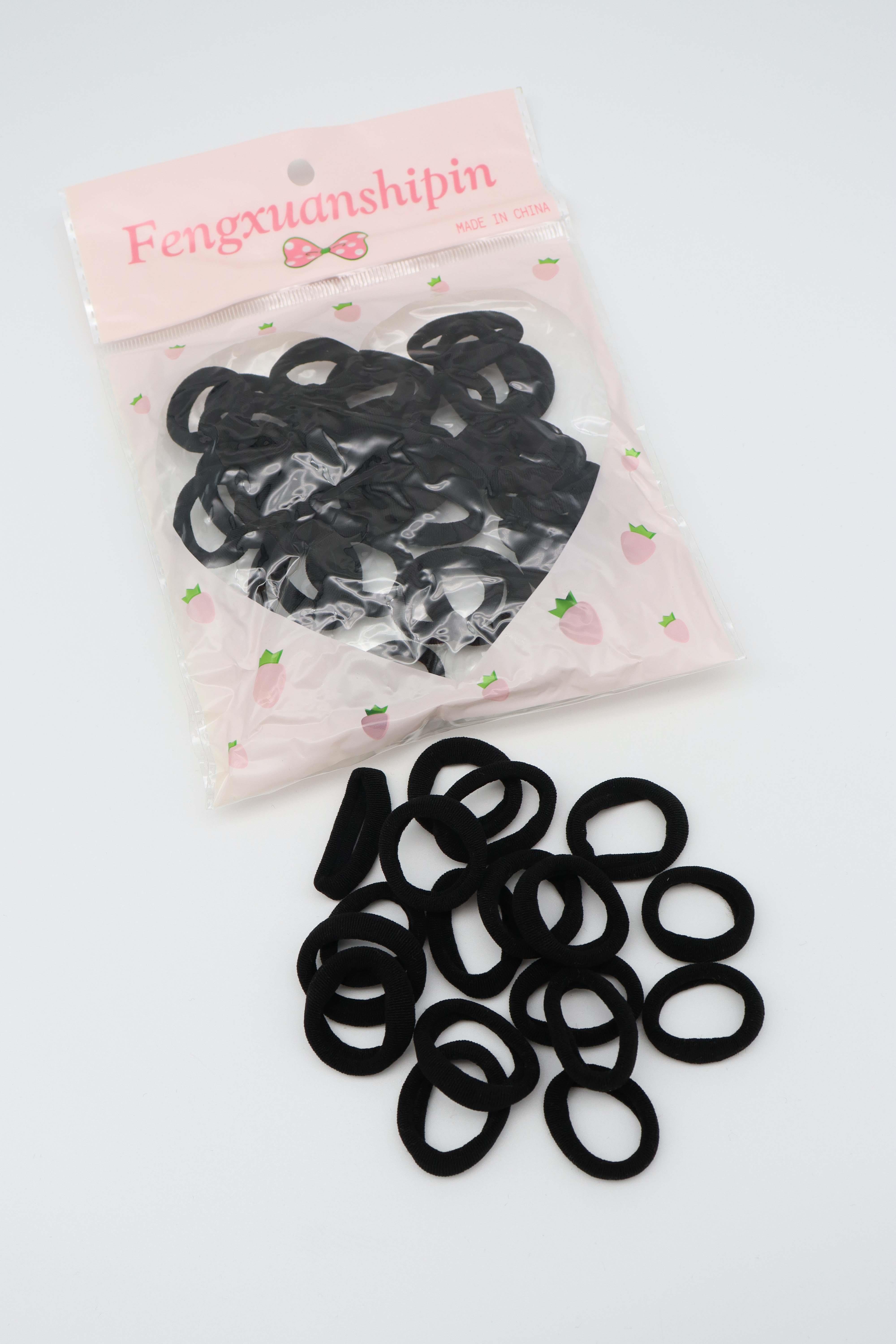 PAKET LASTİK TOKA SİYAH