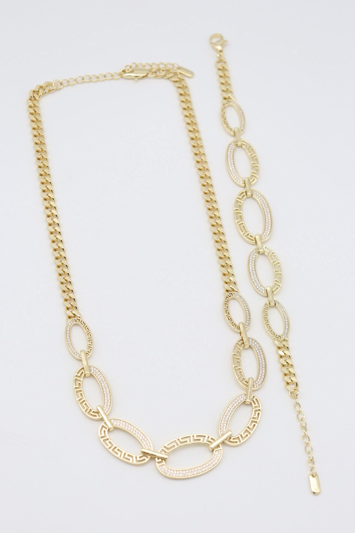 Vıp Kolye Set 14 K-17262 (40+5cm)