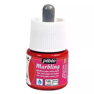 Pebeo Marbling Ebru Boyası 45 ml Şişe 03 Bengal Pink