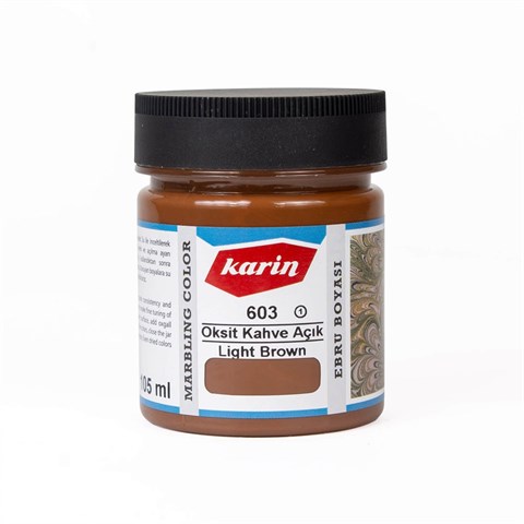 Karin Ebru Boyası 603 Oksit Kahve Açık 105 ml