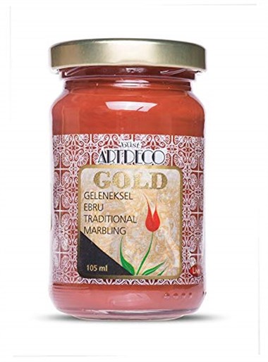 Artdeco Gold Ebru Boyası 105 ml. Oksit Kırmızı