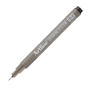 Artline Teknik Çizim Kalemi 0,03 mm Siyah
