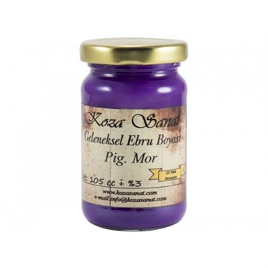 Koza Ezilmiş Ebru Boyası 105 ml Pigment Violet