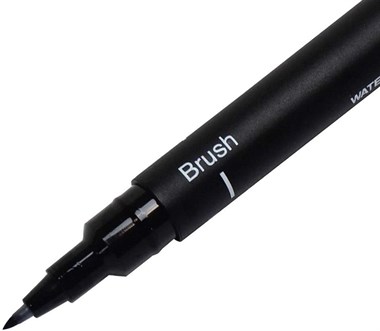 Uni-Ball Pin BR-200 Brush Fırça Uçlu Kalem Siyah