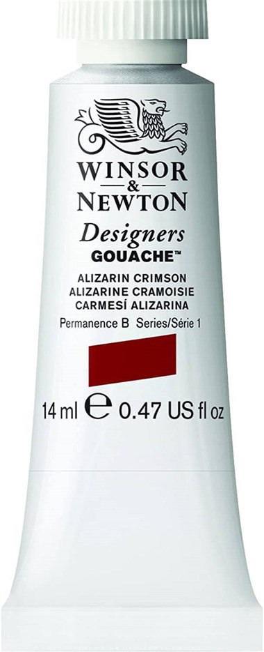 Winsor & Newton Designers Guaj Boya 14 ml Alizarin Crimson 004