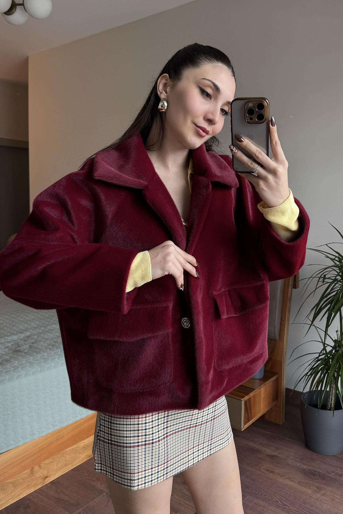 Bordo Reglan Tay Flock Mont