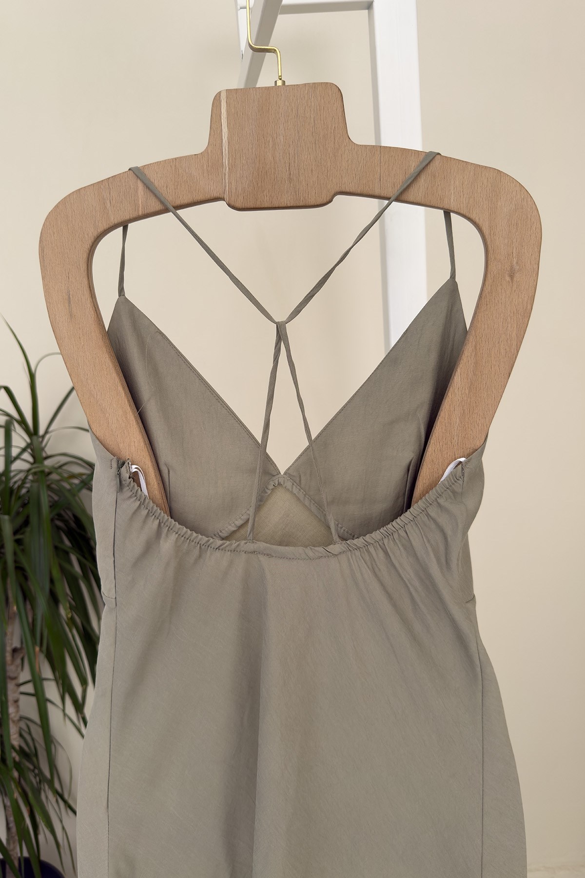 Haki Tencel Elbise